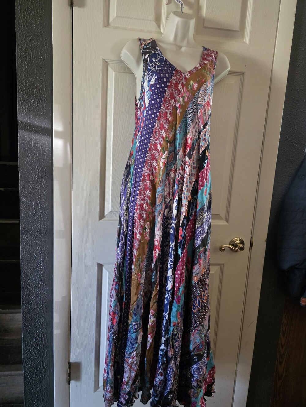 Johnny Was Multicolor Bohemian Maxi Dress